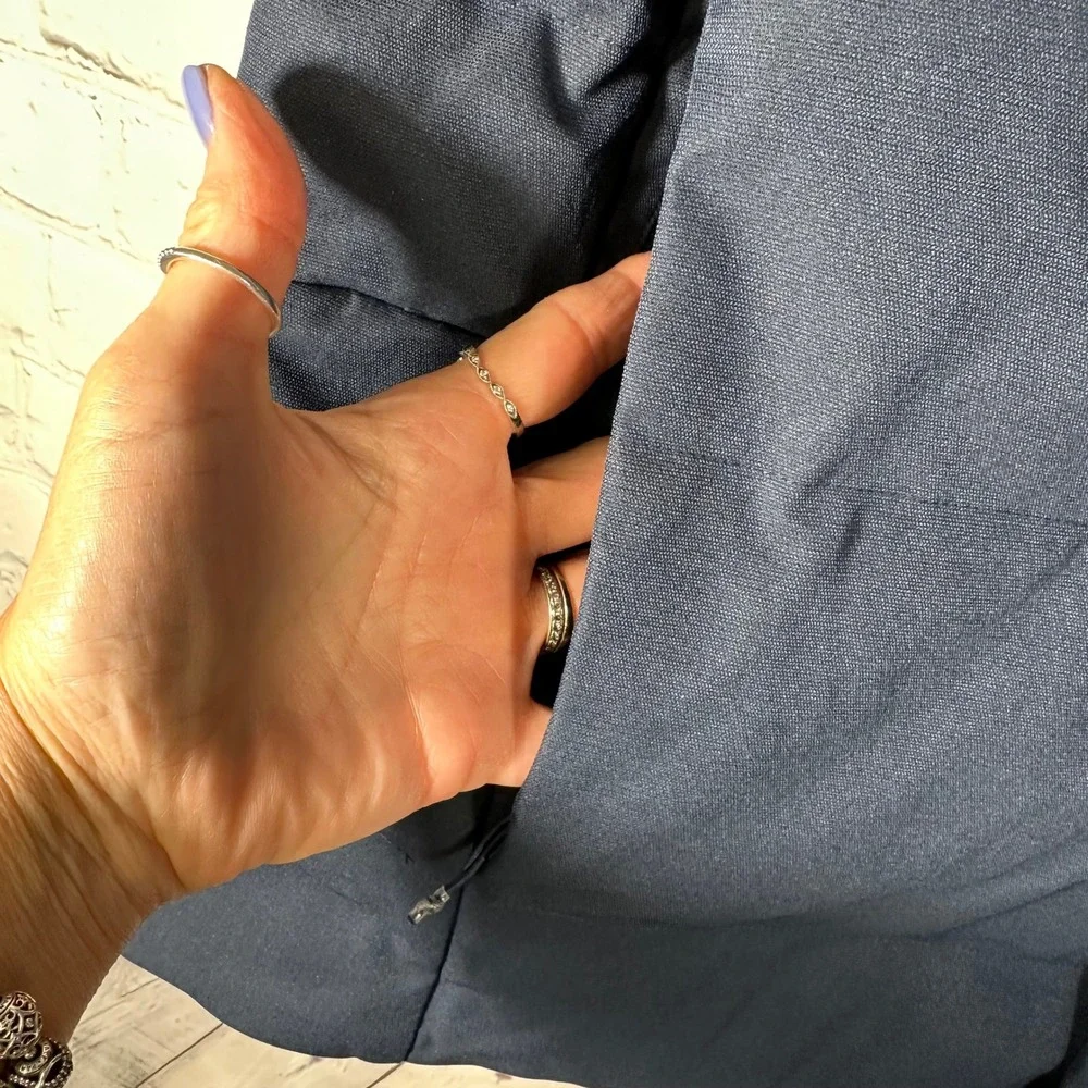 Lululemon Wunder Puff Down Vest Mens XL Navy Blue Puffer Full Zip‎ Goose Down